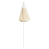 Garden Parasol with Steel Pole Sand 70.9 Inches Ideal for Outdoor Shade